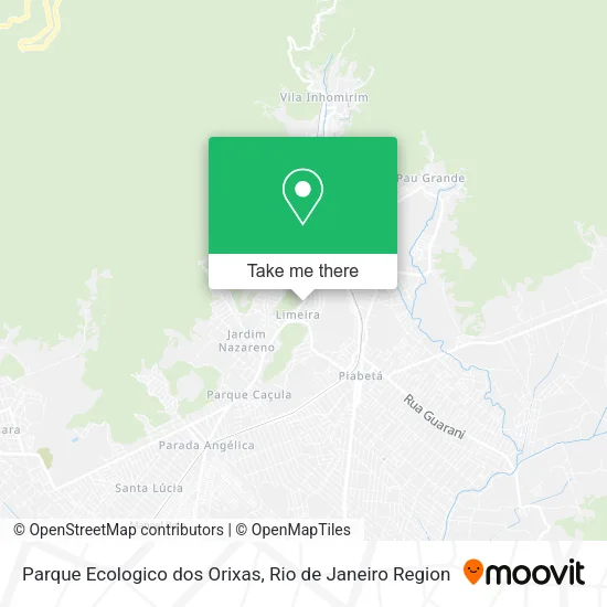 Parque Ecologico dos Orixas map