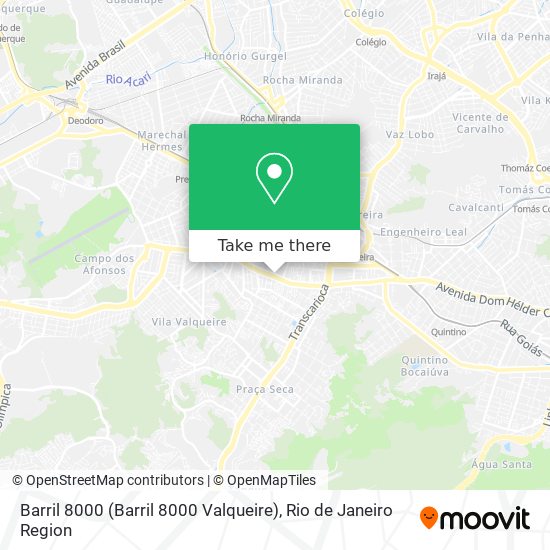 Barril 8000 (Barril 8000 Valqueire) map