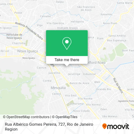 Rua Albérico Gomes Pereira, 727 map