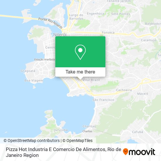 Pizza Hot Industria E Comercio De Alimentos map