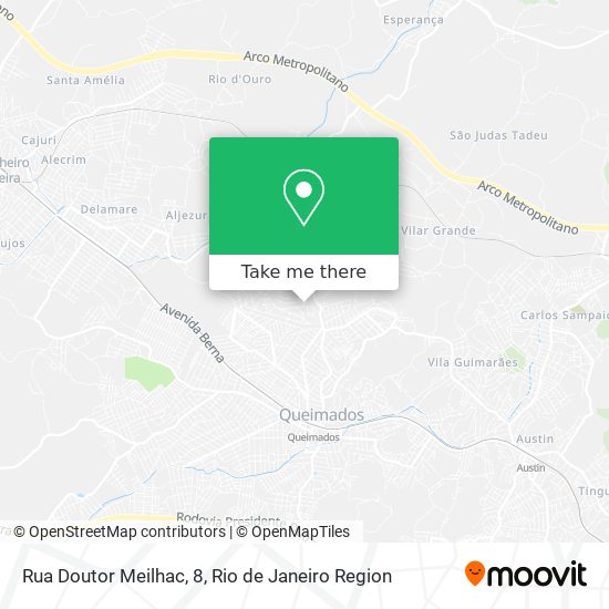 Rua Doutor Meilhac, 8 map
