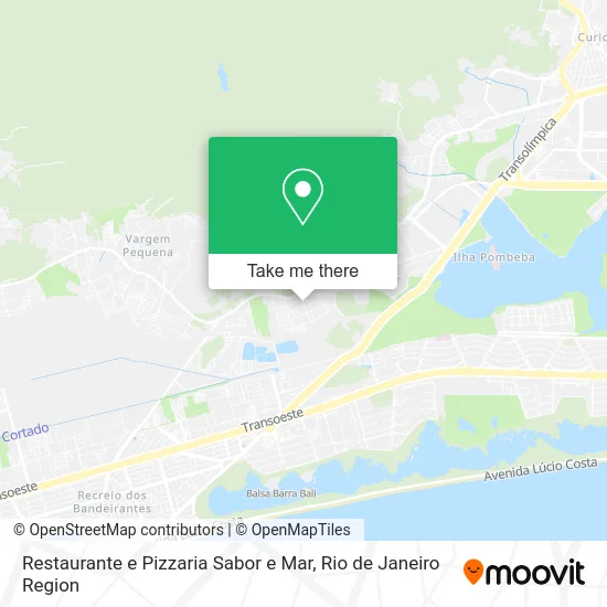 Restaurante e Pizzaria Sabor e Mar map