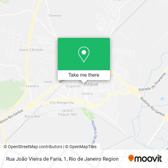 Rua João Vieira de Faria, 1 map