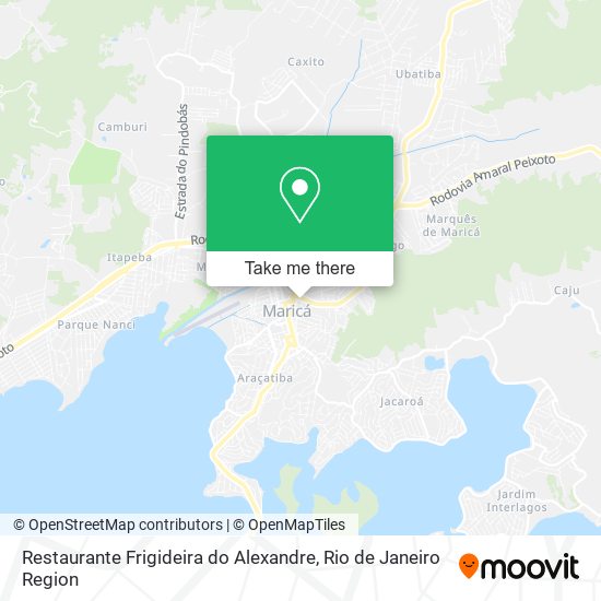 Mapa Restaurante Frigideira do Alexandre