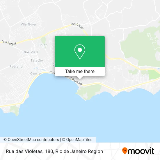 Rua das Violetas, 180 map