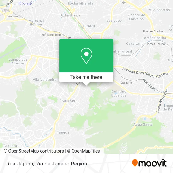 Rua Japurá map