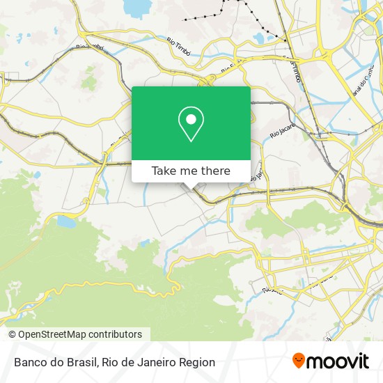 Banco do Brasil map