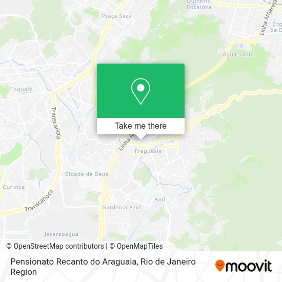 Pensionato Recanto do Araguaia map