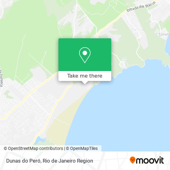 Dunas do Peró map