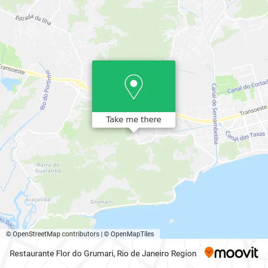 Restaurante Flor do Grumari map