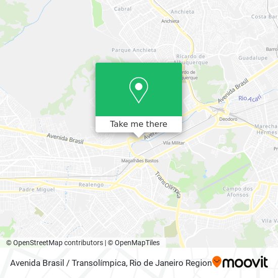 Avenida Brasil / Transolímpica map