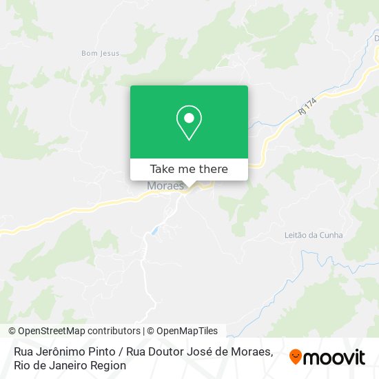 Mapa Rua Jerônimo Pinto / Rua Doutor José de Moraes