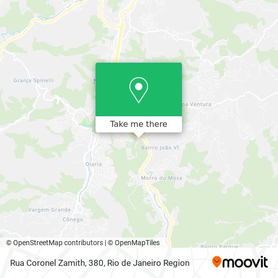 Rua Coronel Zamith, 380 map
