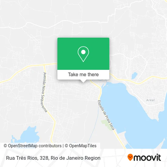 Rua Três Rios, 328 map
