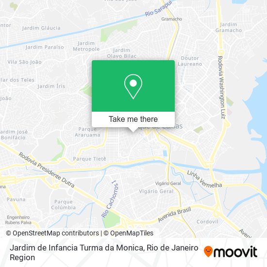 Jardim de Infancia Turma da Monica map