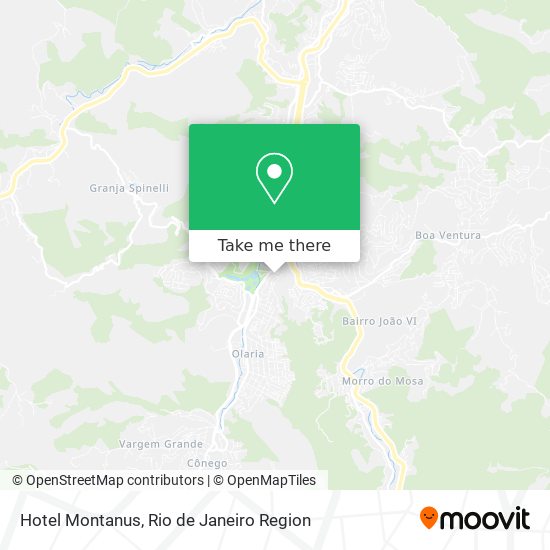 Mapa Hotel Montanus