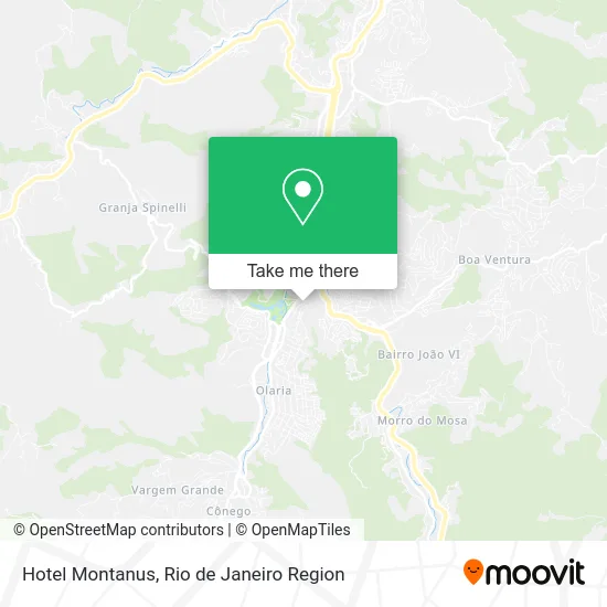 Hotel Montanus map