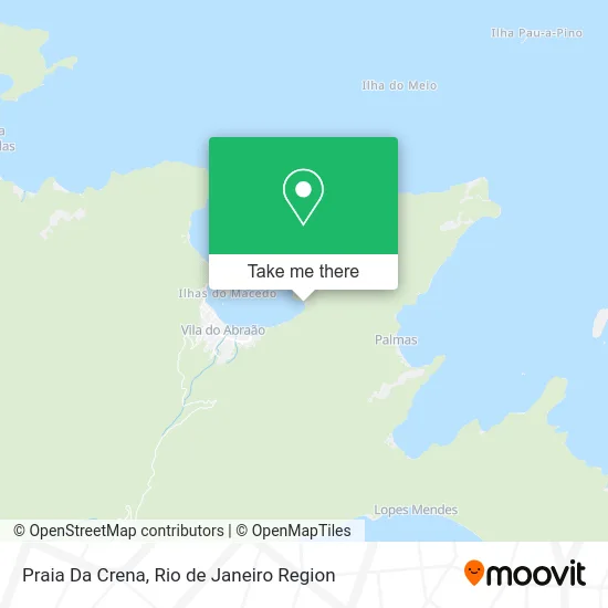 Praia Da Crena map