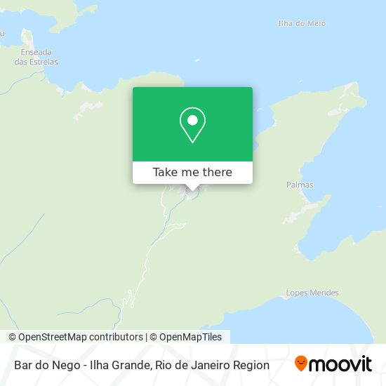Bar do Nego - Ilha Grande map