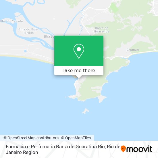 Farmácia e Perfumaria Barra de Guaratiba Rio map
