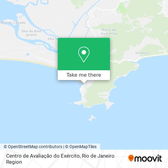 Centro de Avaliação do Exército map