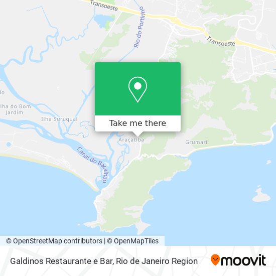 Mapa Galdinos Restaurante e Bar