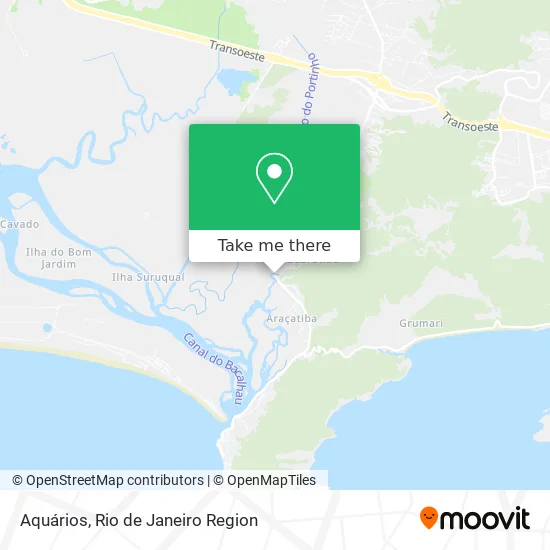 Aquários map