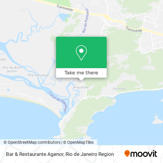 Bar & Restaurante Agenor map