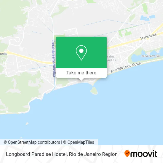 Longboard Paradise Hostel map