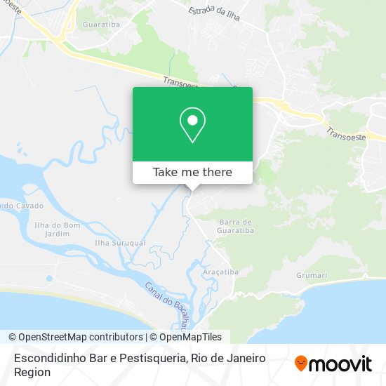 Escondidinho Bar e Pestisqueria map