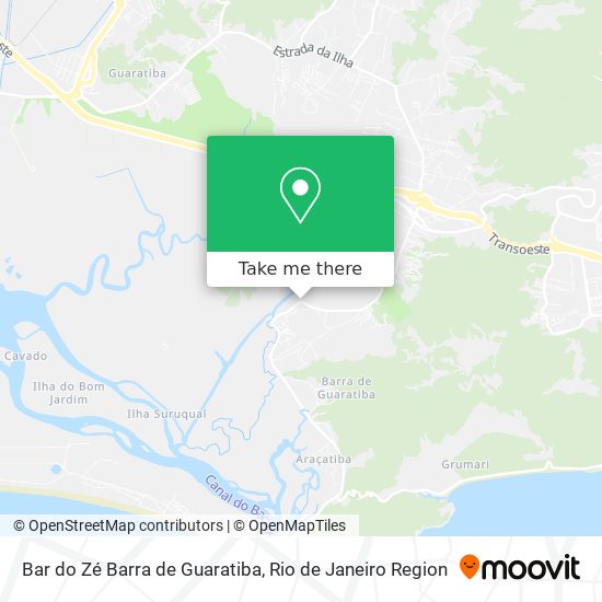 Bar do Zé Barra de Guaratiba map