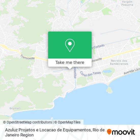 Azuluz Projetos e Locacao de Equipamentos map