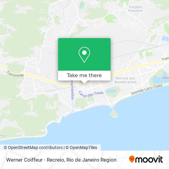 Werner Coiffeur - Recreio map