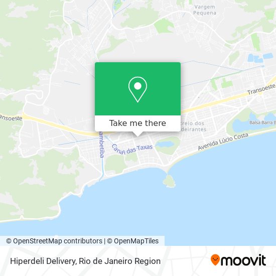 Hiperdeli Delivery map