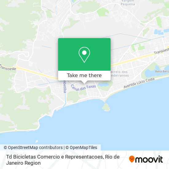 Td Bicicletas Comercio e Representacoes map