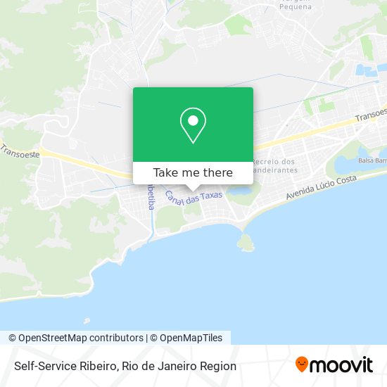 Self-Service Ribeiro map