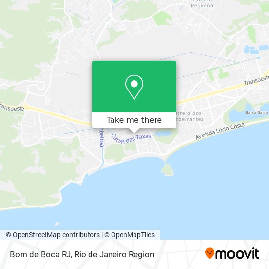 Bom de Boca RJ map