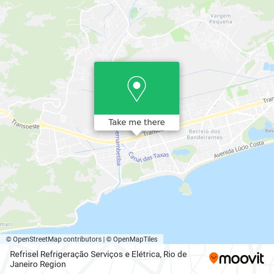 Refrisel Refrigeração Serviços e Elétrica map