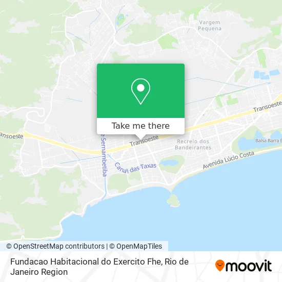 Fundacao Habitacional do Exercito Fhe map