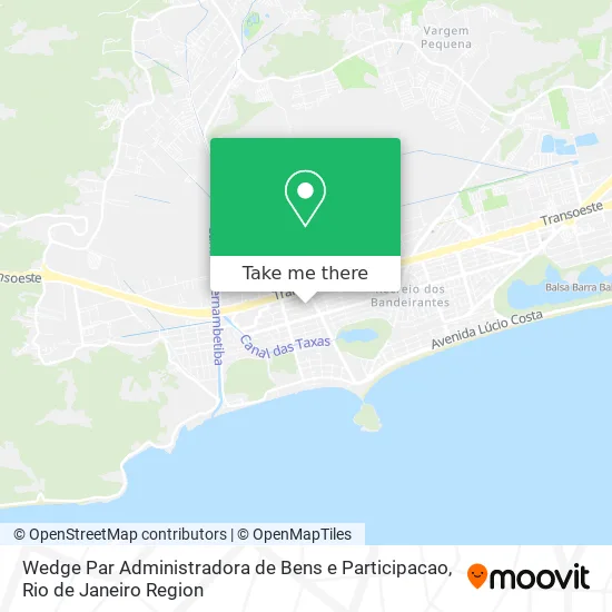 Wedge Par Administradora de Bens e Participacao map