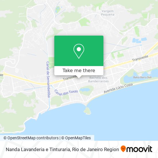 Nanda Lavanderia e Tinturaria map