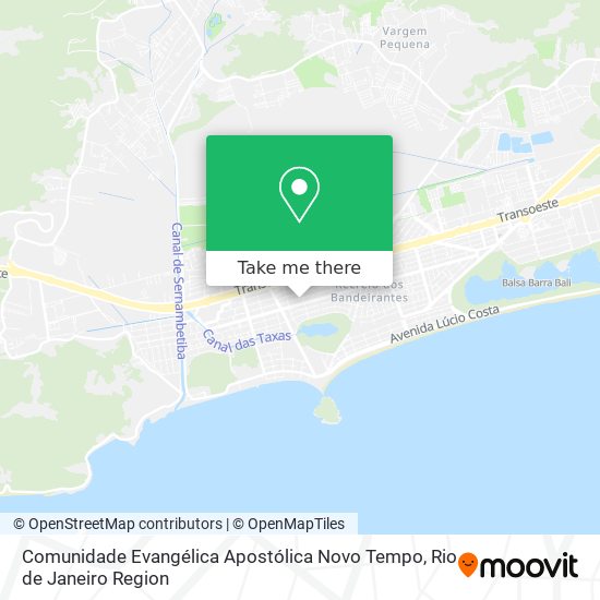 Comunidade Evangélica Apostólica Novo Tempo map