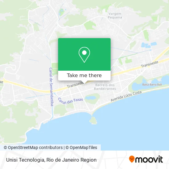 Unisi Tecnologia map