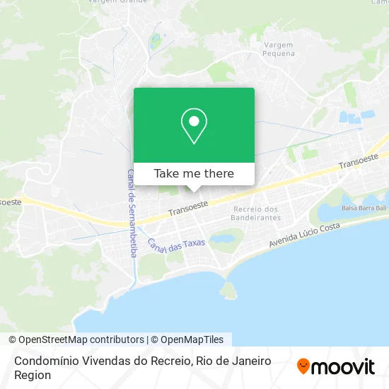 Condomínio Vivendas do Recreio map