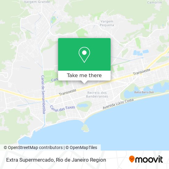 Extra Supermercado map