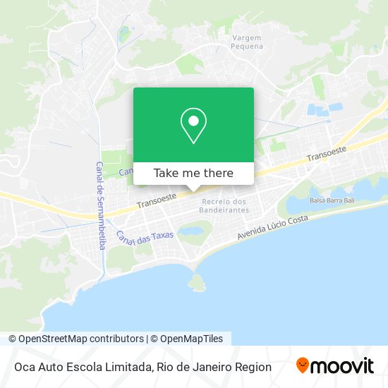 Oca Auto Escola Limitada map
