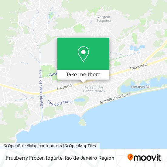 Fruuberry Frozen Iogurte map
