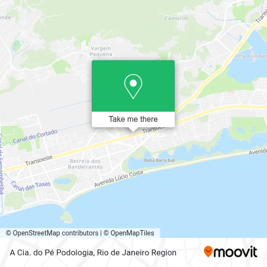 A Cia. do Pé Podologia map