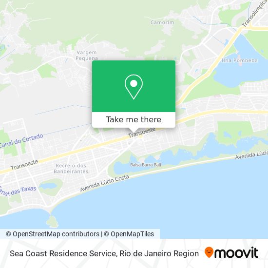Sea Coast Residence Service map