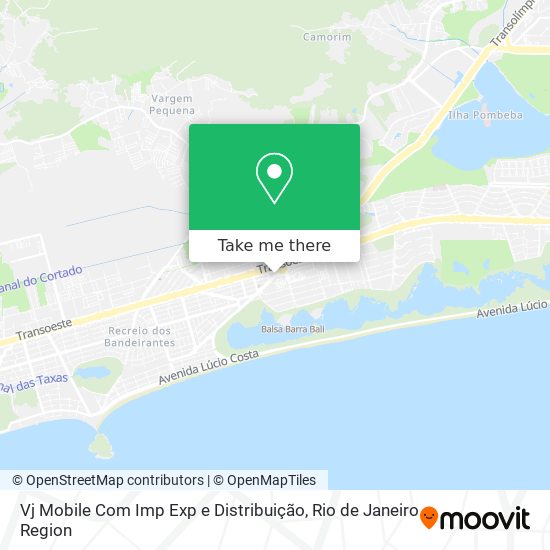 Vj Mobile Com Imp Exp e Distribuição map